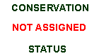 Conservation status 2013