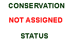 Conservation status 2023